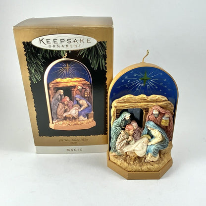 Hallmark Keepsake Ornaments Lot Of 3 Nativity Themed /cb