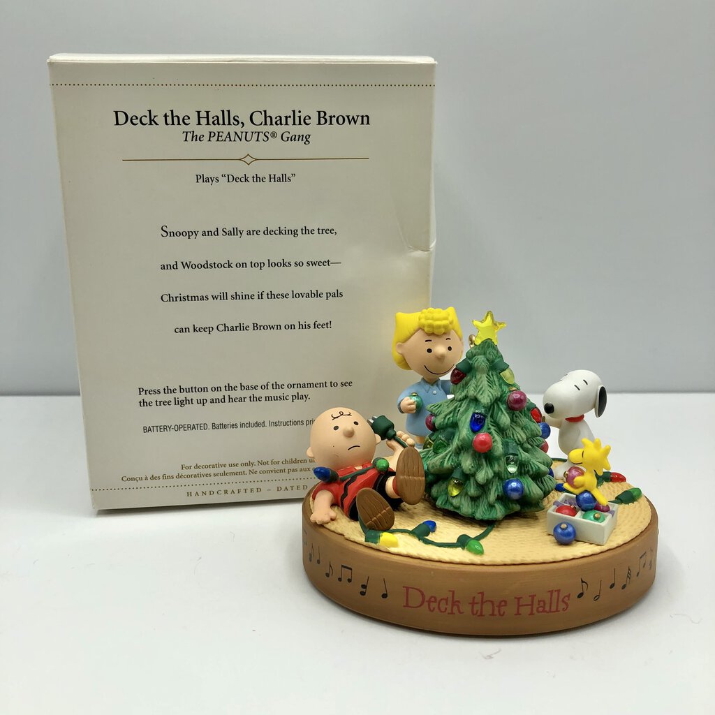 2006 Hallmark Keepsake Deck The Halls Charlie Brown Magic Ornament /b