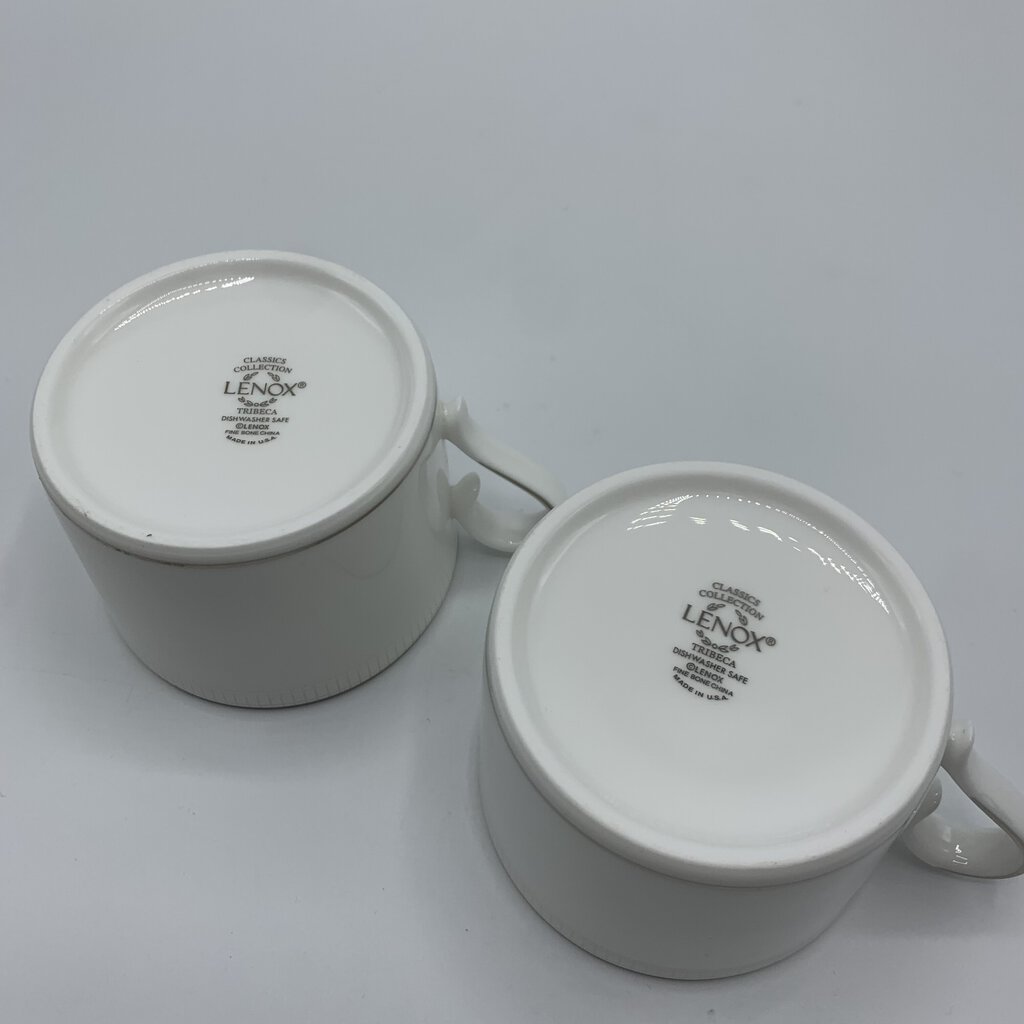 Lenox “Tribeca” Flat Cups Set/2 /hg