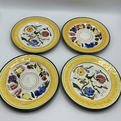 Vintage Stangl Della-Ware “Laurita + Festival” Salad Plates Set of 4 /hg