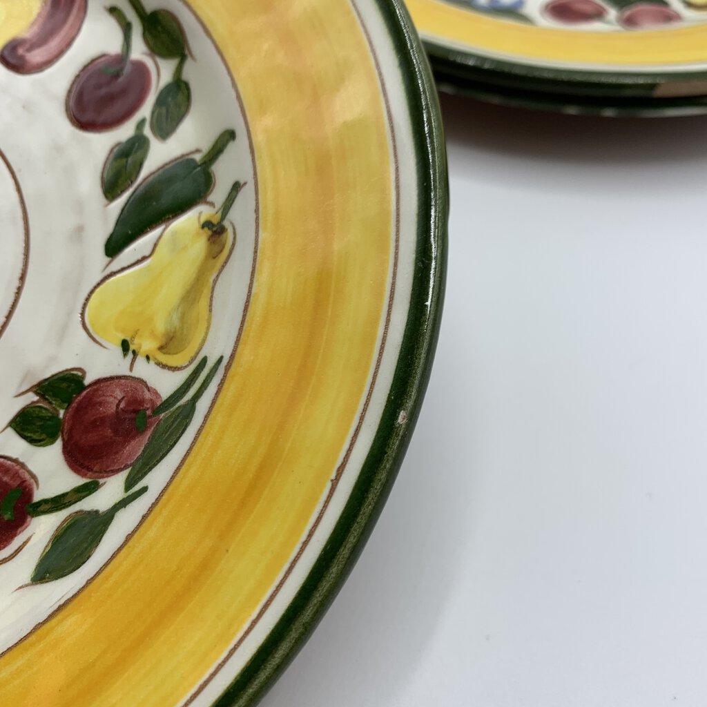 Vintage Stangl Della-Ware “Laurita + Festival” Salad Plates Set of 4 /hg