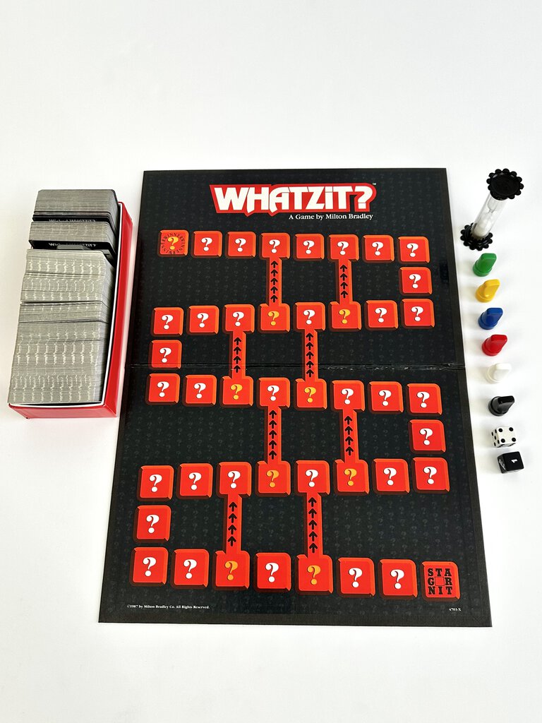 Whatzit ? The Game Of Fractured Phrases By Milton Bradley 1987 Complete /cb