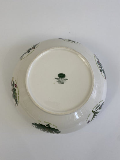 Portmeirion Botanic Garden Large 11” Serving Bowl Rhododendron made in Britain /rb