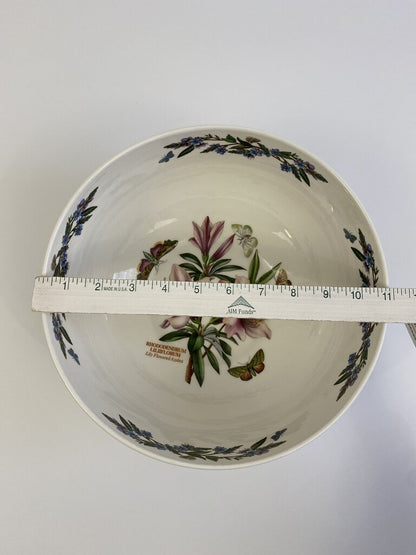 Portmeirion Botanic Garden Large 11” Serving Bowl Rhododendron made in Britain /rb