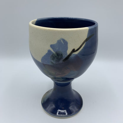 “Kent Follette” Studio Art Pottery Chalice /hg