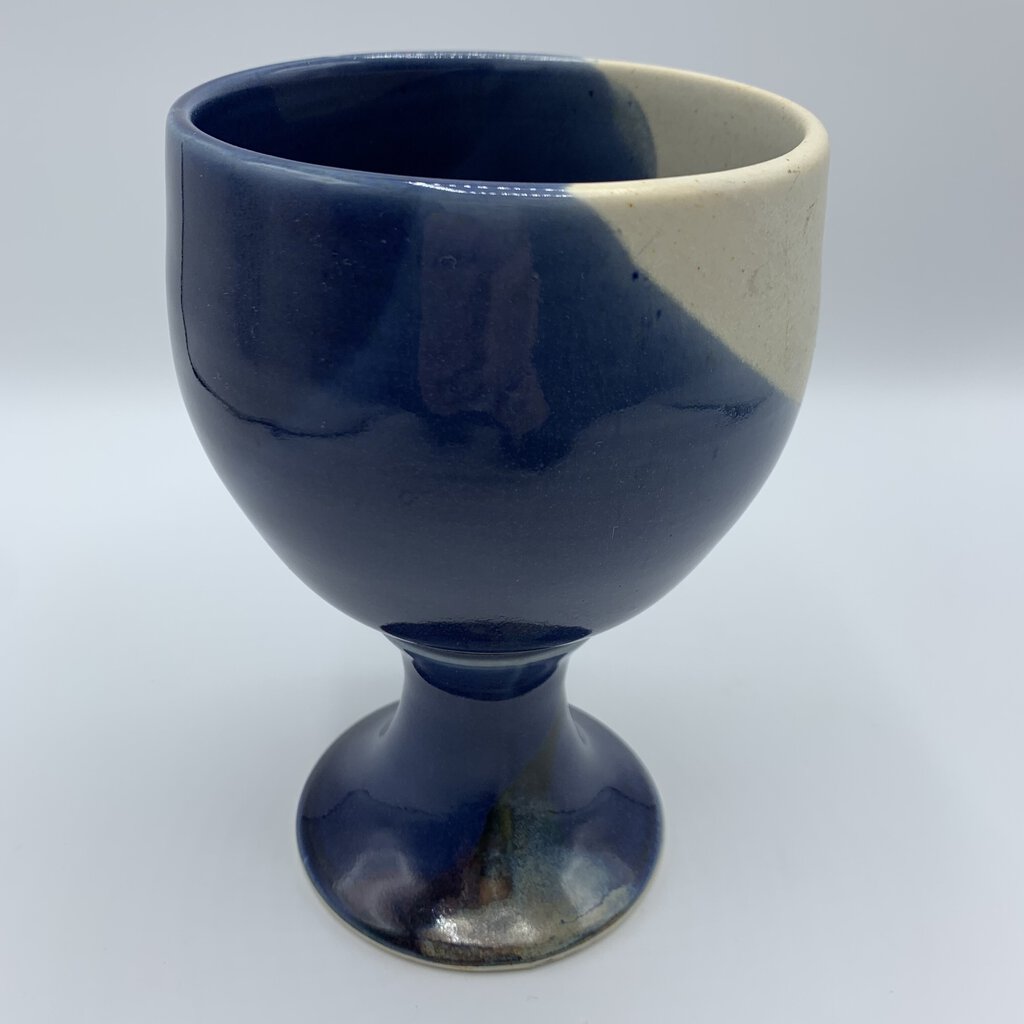 “Kent Follette” Studio Art Pottery Chalice /hg