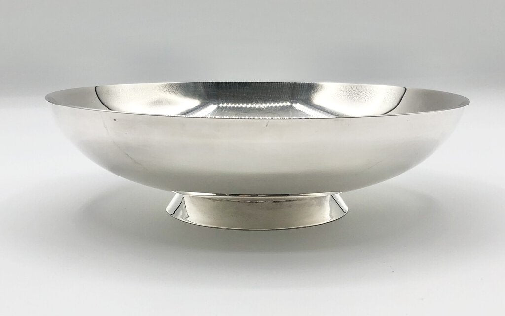 Vtg Fisher Silver Plate Holloware Footed Bon Bon Bowl /b