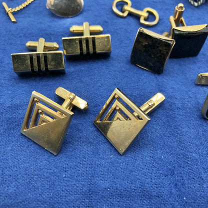 Lot of Cuff Links & Tie Tacks/ Bars ~ Swank /b