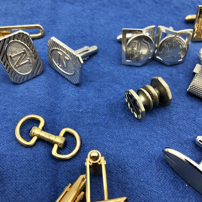 Lot of Cuff Links & Tie Tacks/ Bars ~ Swank /b