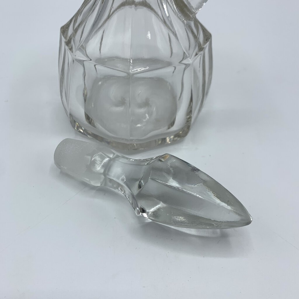 Vintage Blown Glass Cruet with Stopper /hg