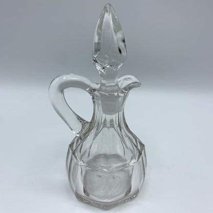 Vintage Blown Glass Cruet with Stopper /hg