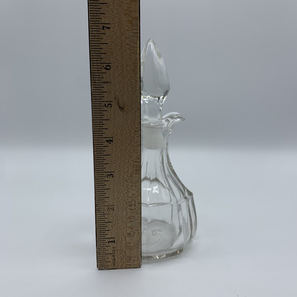 Vintage Blown Glass Cruet with Stopper /hg