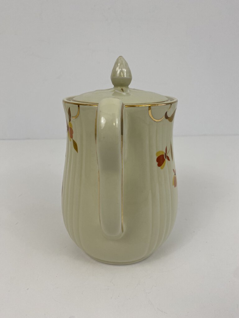 Vintage Hall’s Superior Mary Dunbar Autumn Leaf Coffee Pot w/Lid /rb