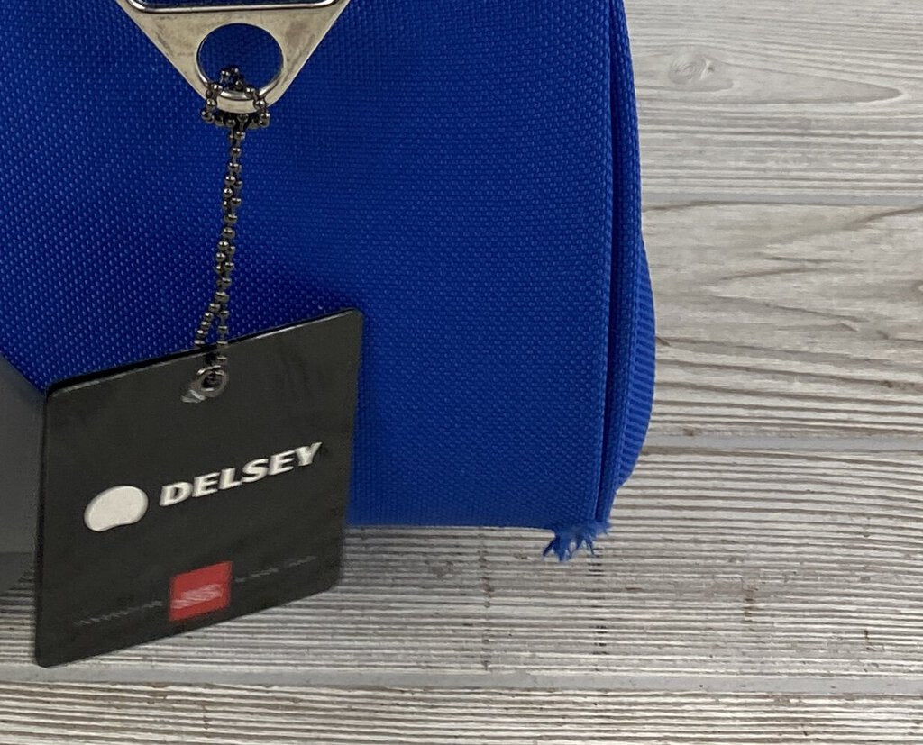 Delsey Trolley Tote Blue 2 Wheel 17”x 8” x”13 Lightweight /rb