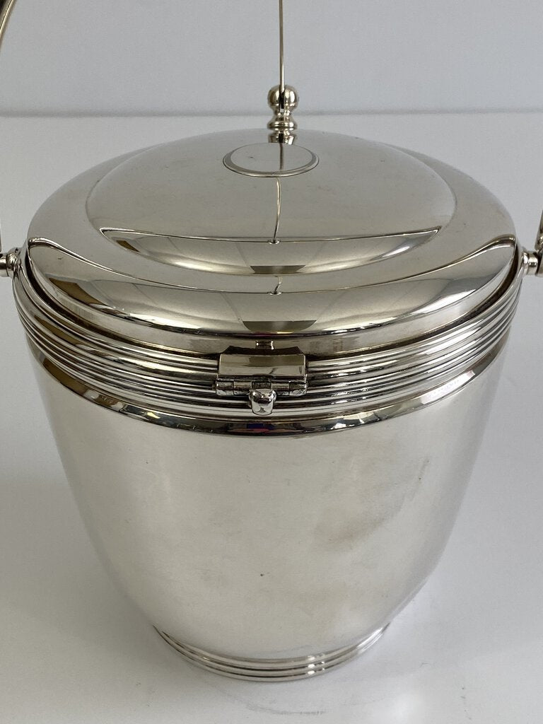 Vintage Poole EPCA #304 Mechanical Ice Bucket w/Tongs /rb