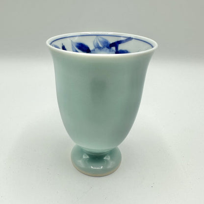 Nabeshima Ware Celadon Cup Japanese Pottery /cb