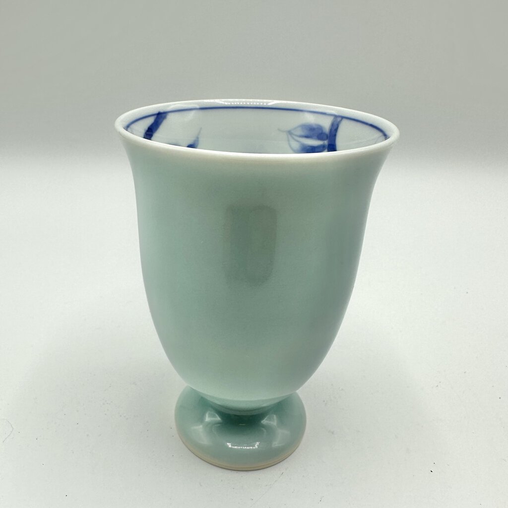 Nabeshima Ware Celadon Cup Japanese Pottery /cb