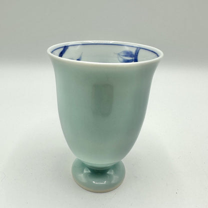 Nabeshima Ware Celadon Cup Japanese Pottery /cb