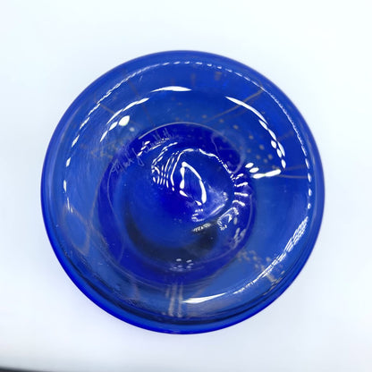 Signed Mark J. Sudduth Line Series Art Glass Bowl /hg