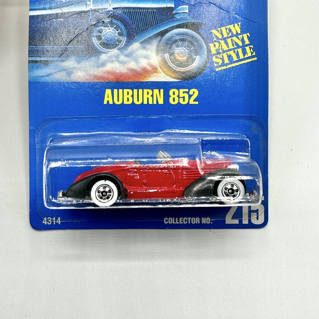 1991/92 Hot Wheels Blue Card School Bus Model 1795, Auburn 852 Model 4314, Propper Chopper Model 0492 NIP /cb