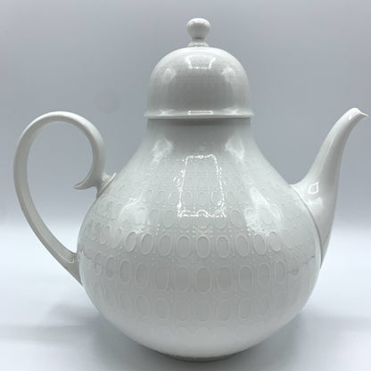 Vintage Mid-Century Bjorn Wiinblad Rosenthal “Romance White” Teapot /hg