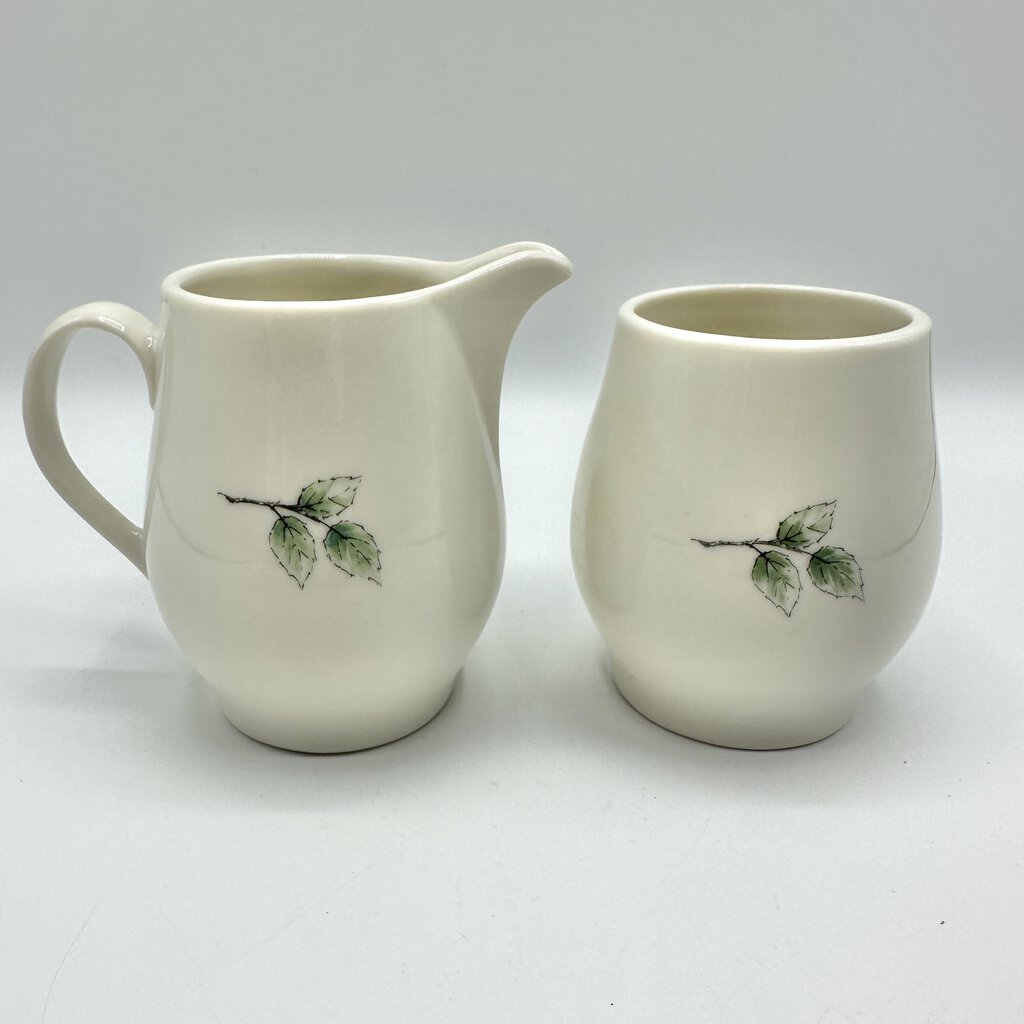 Vintage Wayside By Syracuse Cream & Sugar Set /cb