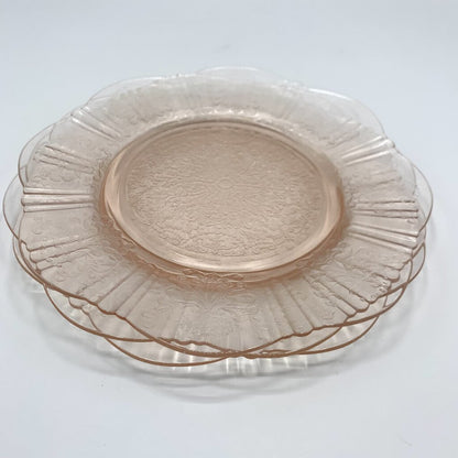 Vintage MacBeth-Evans “American Sweetheart” Salad Plates Set of 3, Depression Glass /hg