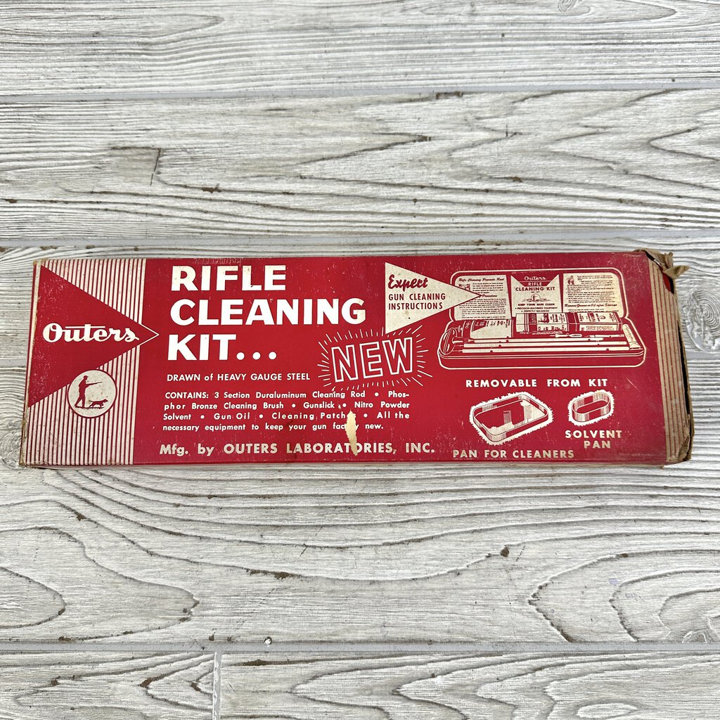 Vintage Outers Rifle Cleaning Kit No 477 Complete Unused w/Box /cb