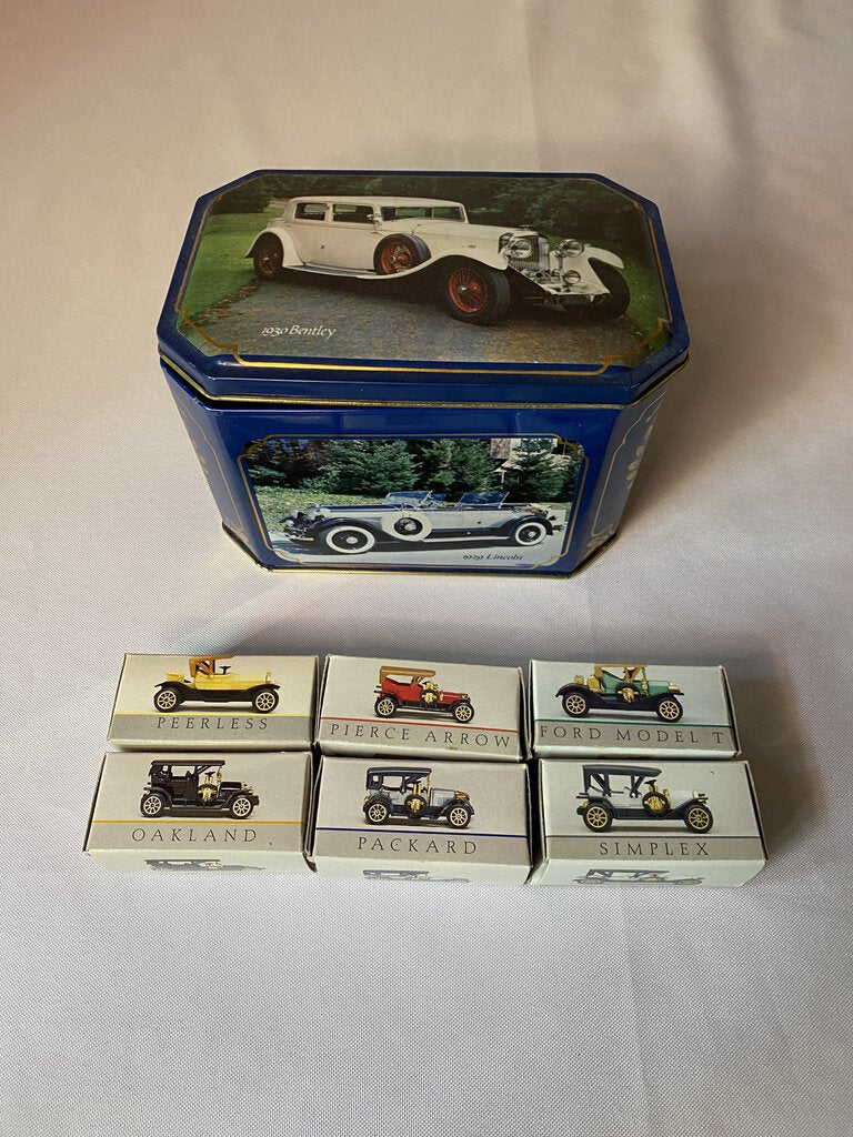 Readers Digest Collection Lot of 6 Miniatures Antique Cars in Original Boxes /rw