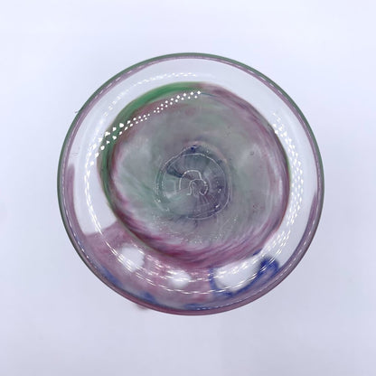 Hand Blown Art Glass Flower Vase /hgo