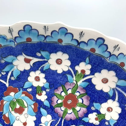 SELAM CINI Hand Painted Turkish 12.5” Bowl /hgo