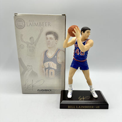 Detroit Pistons Bill Laimbeeer Flashback Fridays Ltd Edition Figurine w/Box /cb