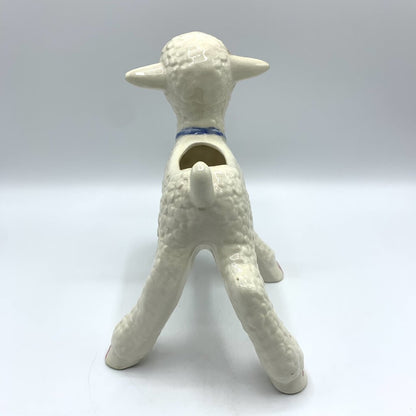 Vintage California Pottery Long Legged Lamb Planter /hgo