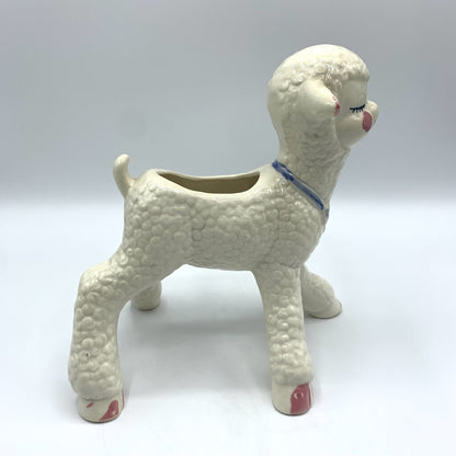 Vintage California Pottery Long Legged Lamb Planter /hgo