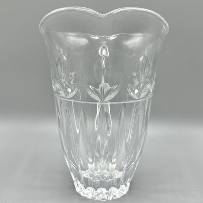 Block Tulip Garden 32 oz 24% Lead Crystal Pitcher Made in Poland/cb