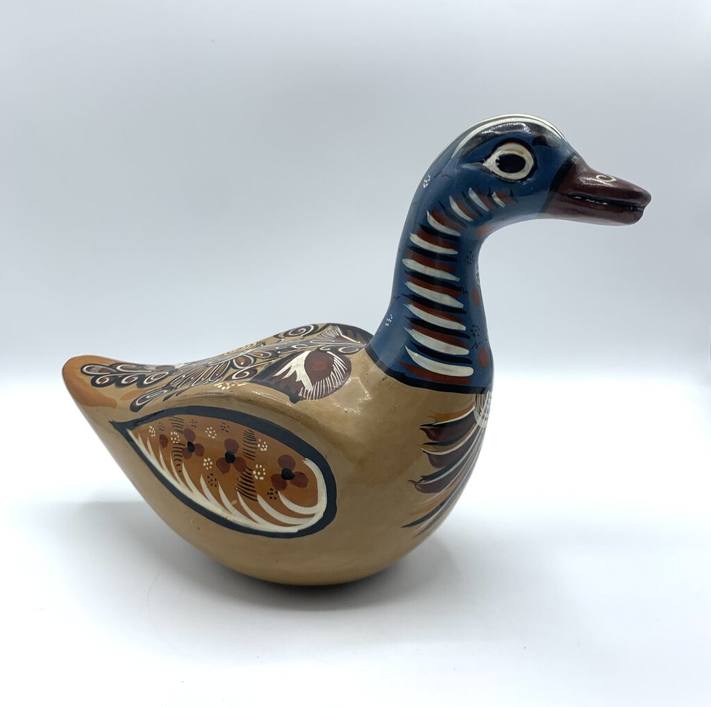 Vintage TONALA Hand-painted Duck /hgo