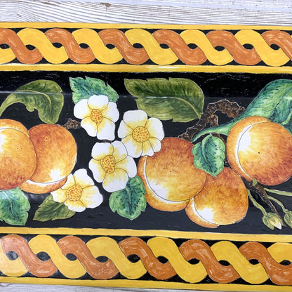 Vintage Hand-Painted “Dipinto A Mano” Console Tray/ah