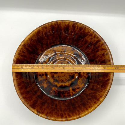 Mid-Century Bennington Drip Glaze Stoneware bowl /ah