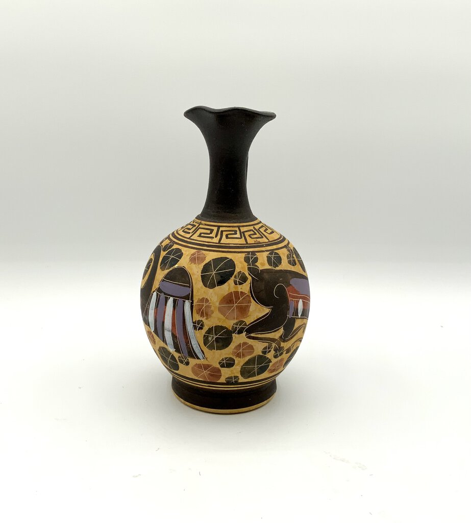 Copy Hand Painted Corinthian 628 BC Pottery Made in Greece /ah