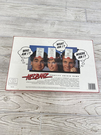 Vintage Hedbanz Identity Crisis Game 1991 New in Box /rw