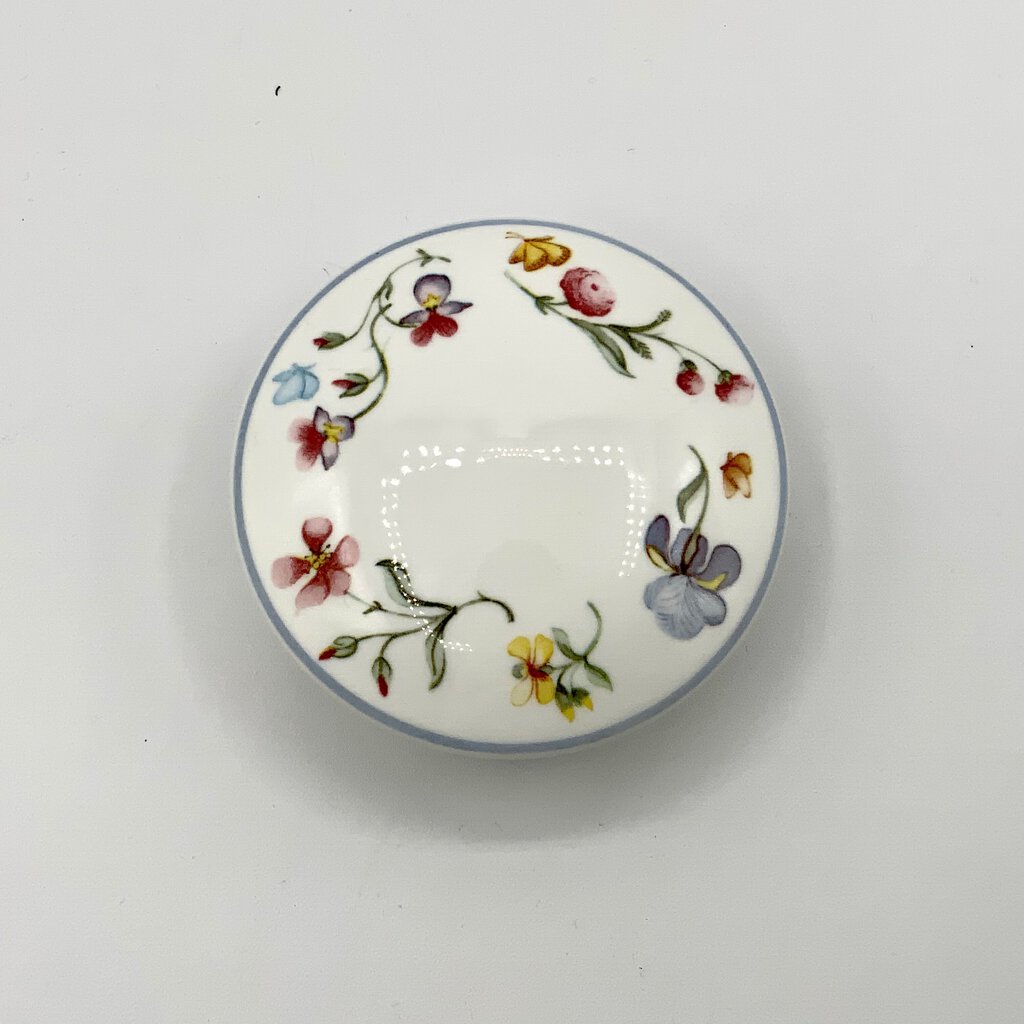 Villeroy & Boch 1748 Germany Mariposa Bone China Trinket Box /ah