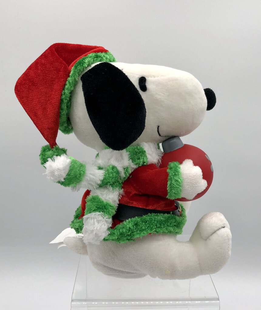 Vtg Christmas Peanuts Plus Snoopy w/ Lights & Sound /b