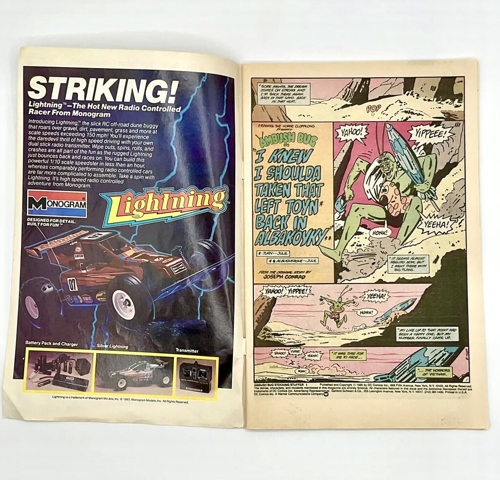 Ambush Bug Stocking Stuffer Comic Book DC 1986 /ah