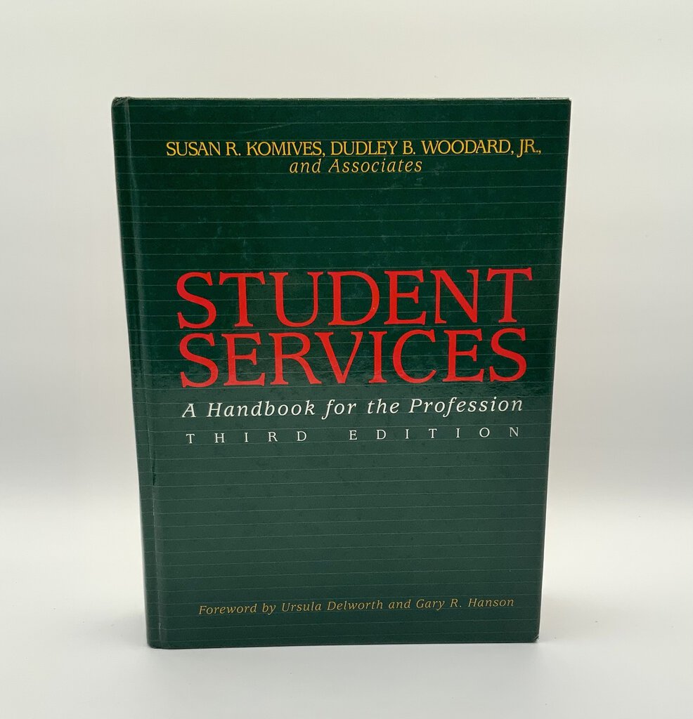 Student Services A Handbook for the Profession Third Edition 1996 /ah