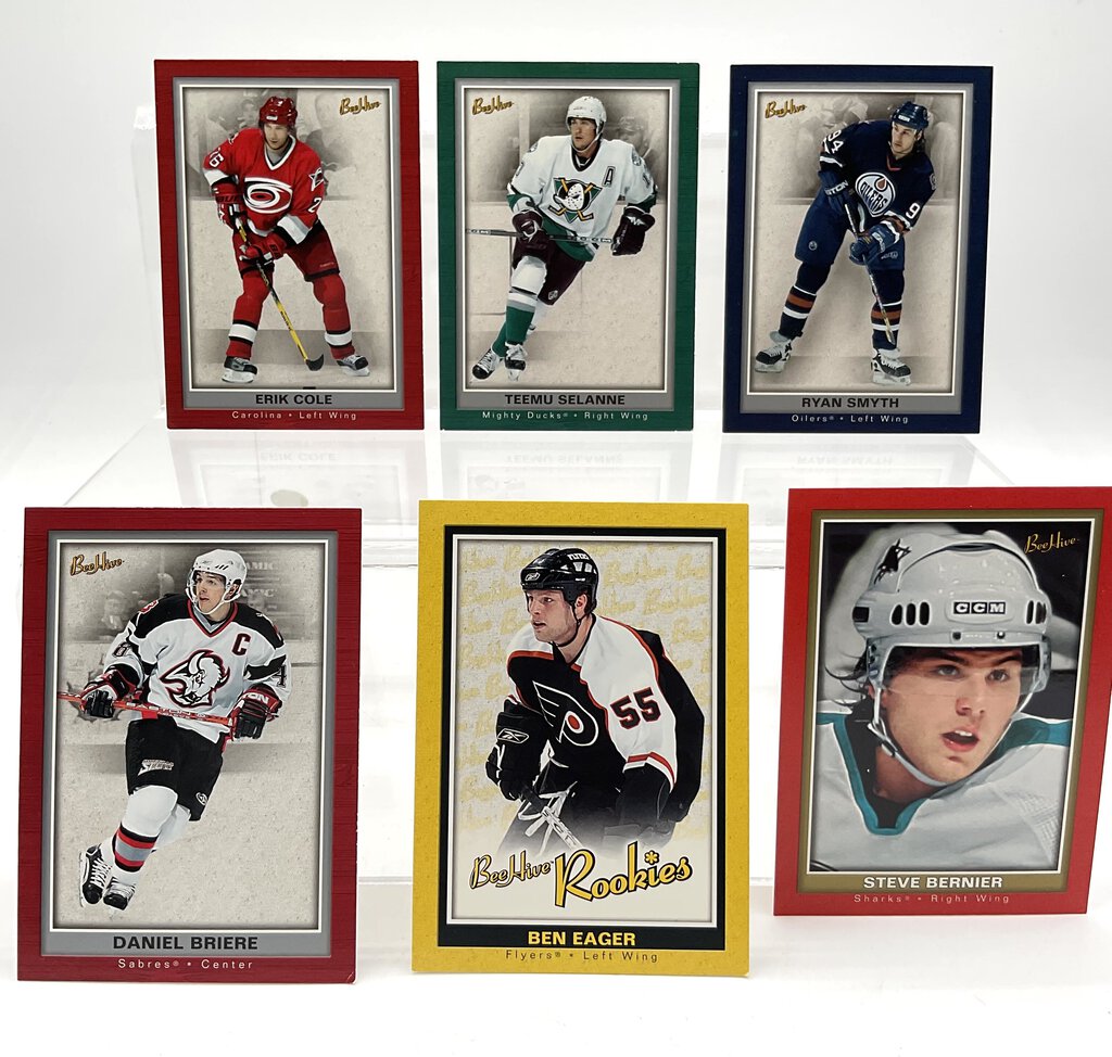 Lot of 91 2005/2006/2009 Victory, BeeHive, and Upper Deck Hockey Trading Cards /ah