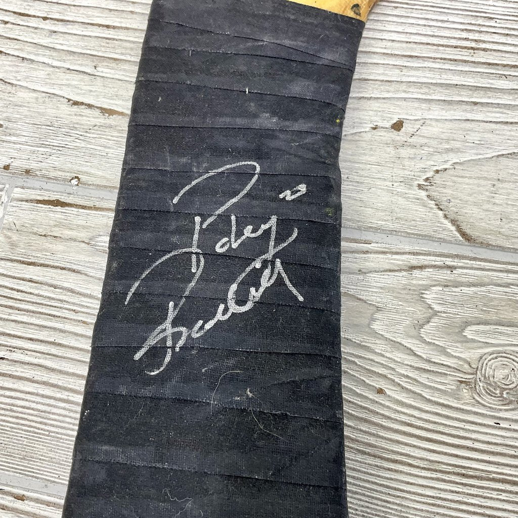 Pokey Reddick #20 Signed Goalie Stick /ah