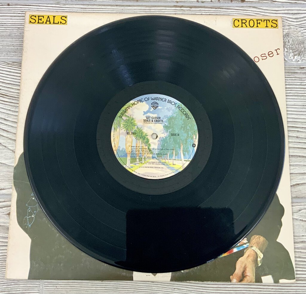 Ah/ Seals & Crofts Get Closer Warner Bros, Records 1976 Vinyl Record