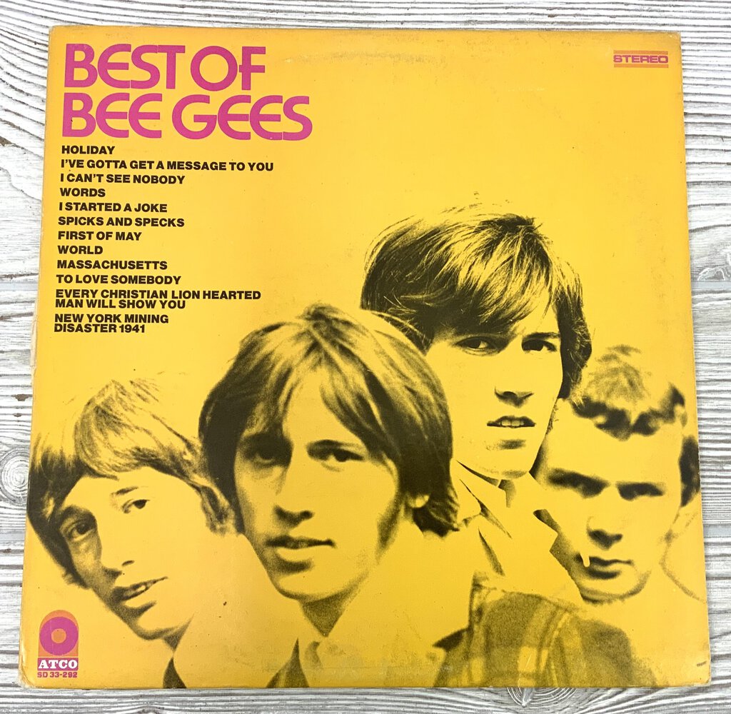 Ah/ Best of Bee Gees ATCO Records 1969 Vinyl Record