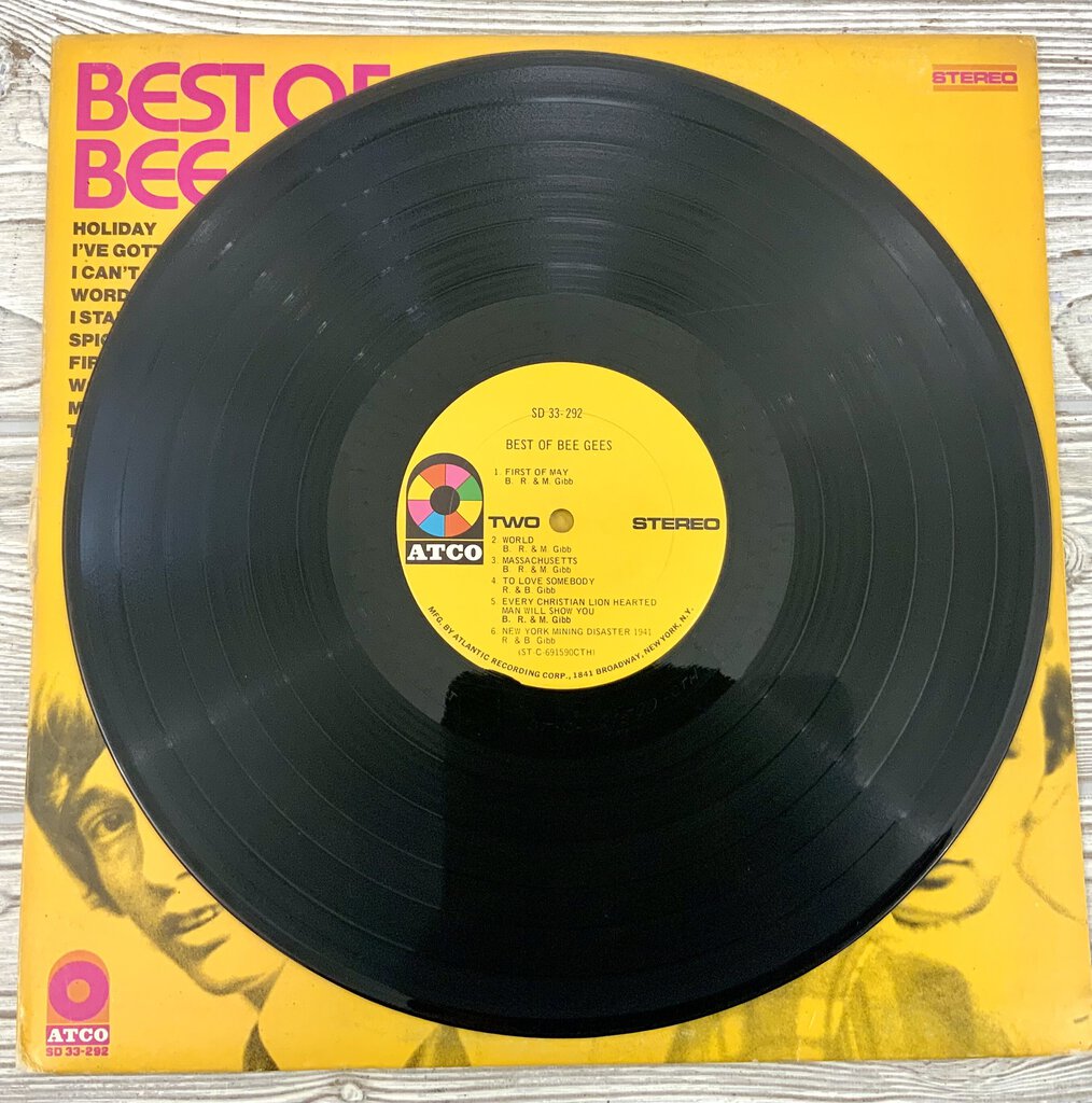 Ah/ Best of Bee Gees ATCO Records 1969 Vinyl Record