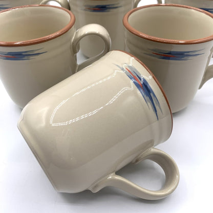 hgb/Noritake Stoneware “Raindance” Mugs Set of 6